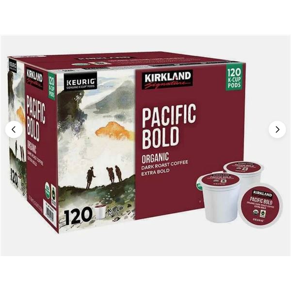 Kirkland Pacific Bold K-Cup Pods, 120 Ct