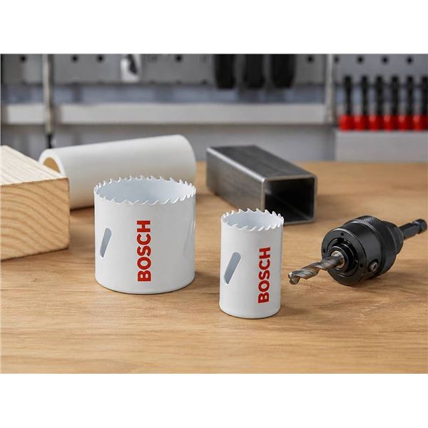 Bosch Bi-metal Hole Saw Set, 3-7/8" and 1-3/8