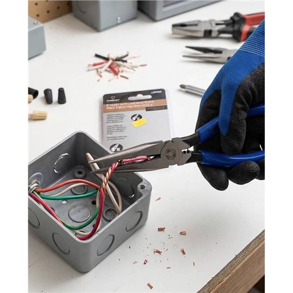 Southwire 8" Heavy Duty Long Nose Pliers