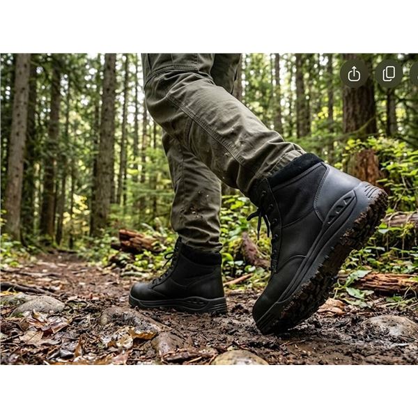 Rothco Forced Entry Composite Toe Tactical Boots - 6 Inch, Black Size 8
