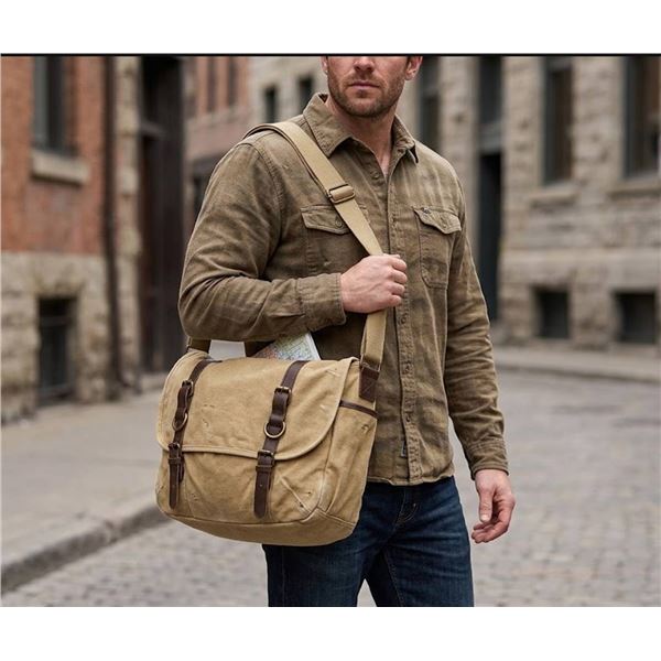 Rothco Canvas Explorer Shoulder Bag Khaki