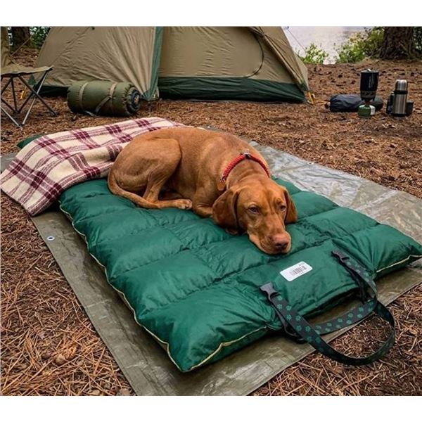 Green Camping Sleeping Bag with Stuff Sack