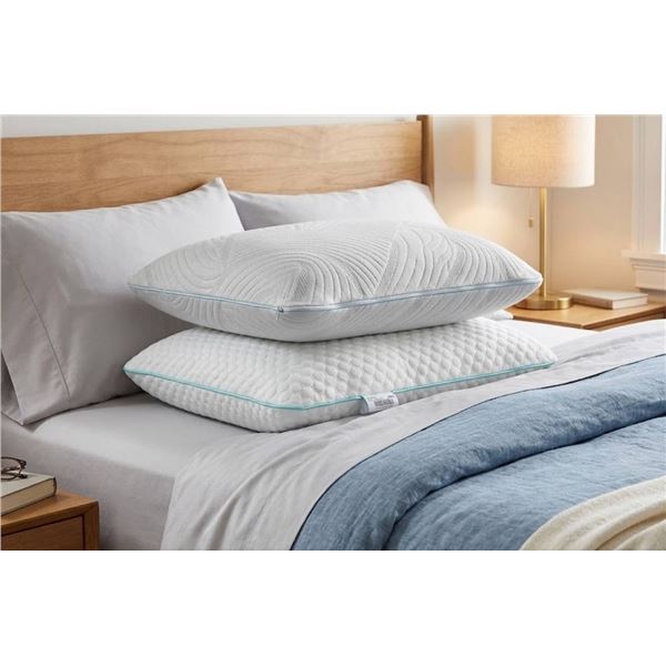 Lot of 2 - Foam Gel Pillows