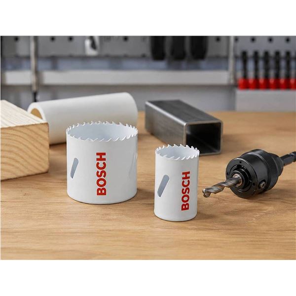 Bosch Bi-Metal Hole Saw Set, 1 1/4" and 3 7/8