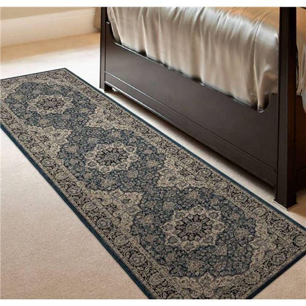 Area Rug 30" x 87" Patterned Runner **Stock Photo May Vary**