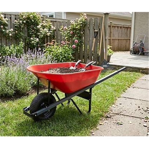 6 Cu. Ft. Steel Wheelbarrow Kit