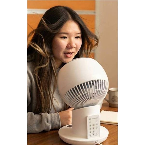 WOOZOO Globe Fan White