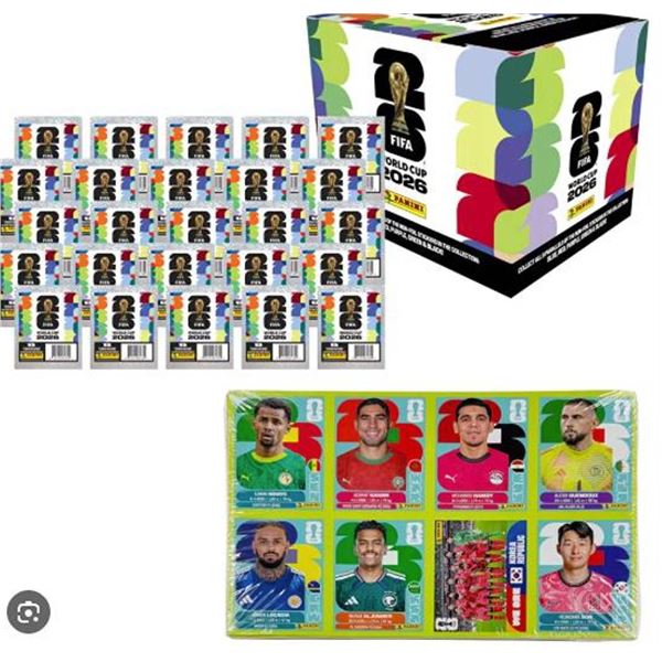 Panini FIFA World Cup 2026 Sticker Boxes Lot