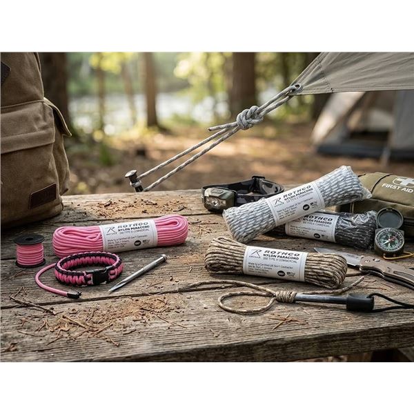 Rothco Nylon Paracord Assortment, 100 ft