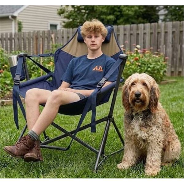 RIO Swinging Hammock Chair with Footrest