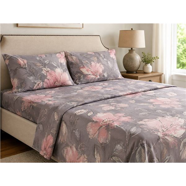 Comfy Bamboo World Radiance Queen Sheet Set ** Stock Image May Not Be Exact**