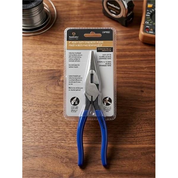 Southwire 8" Heavy Duty Long Nose Pliers