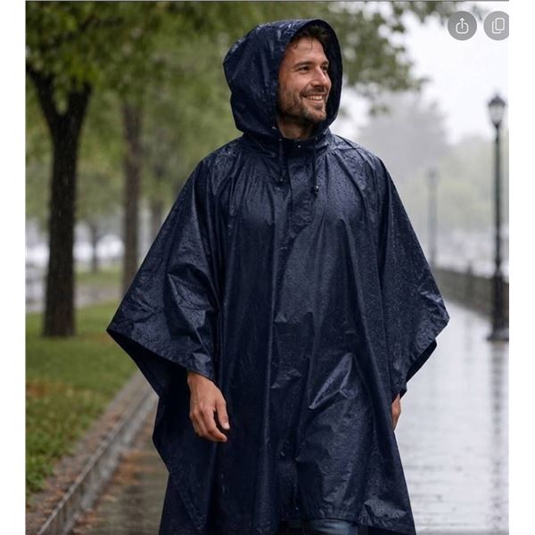 MIRA Safety M4 Military Poncho Small Navy