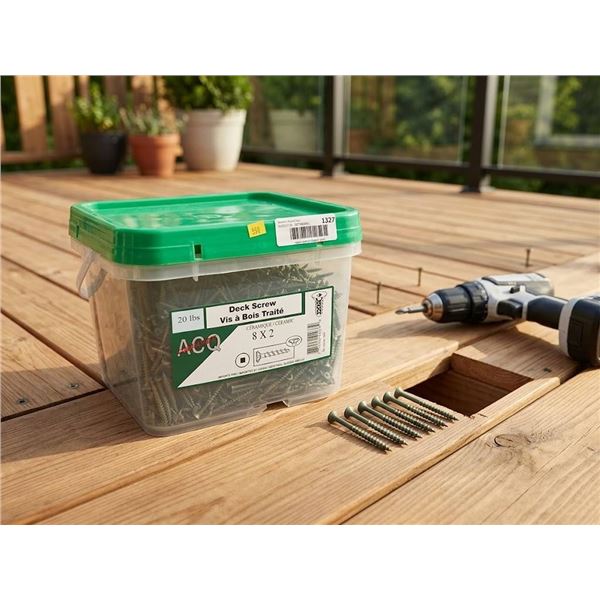 20 lb. Box of 8x2 Ceramic Deck Screws