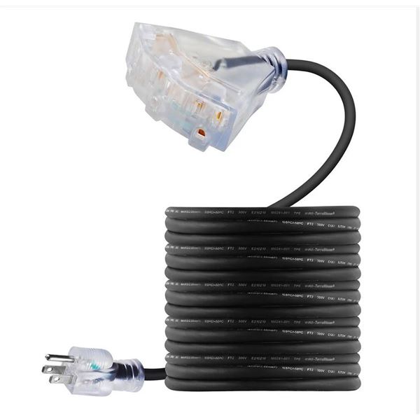 Heavy-Duty 3-Prong Extension Cord