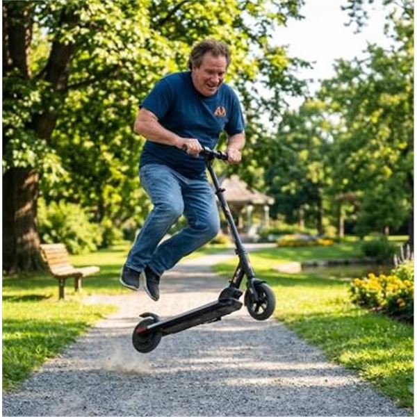 Black Folding Kick Scooter