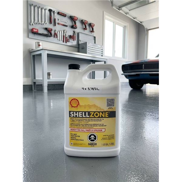 ShellZone Antifreeze Coolant 4 x 3.785L