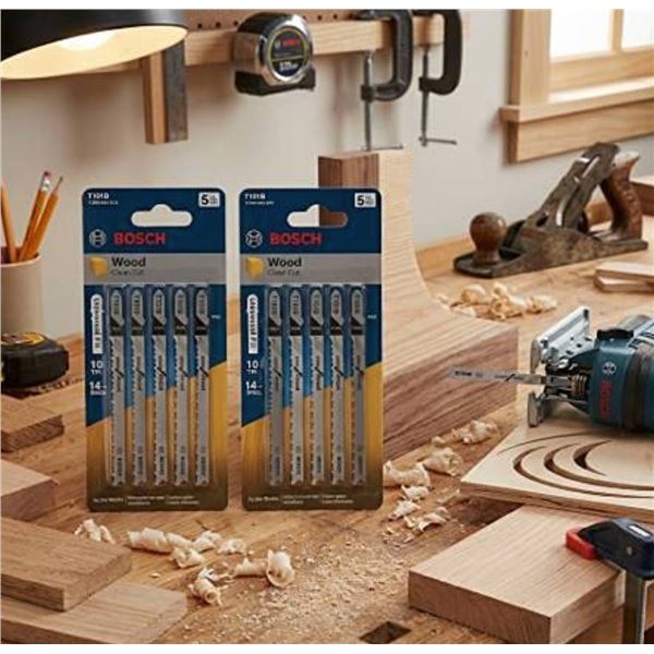 Bosch T101B Jig Saw Blades, 5 Packs of 5