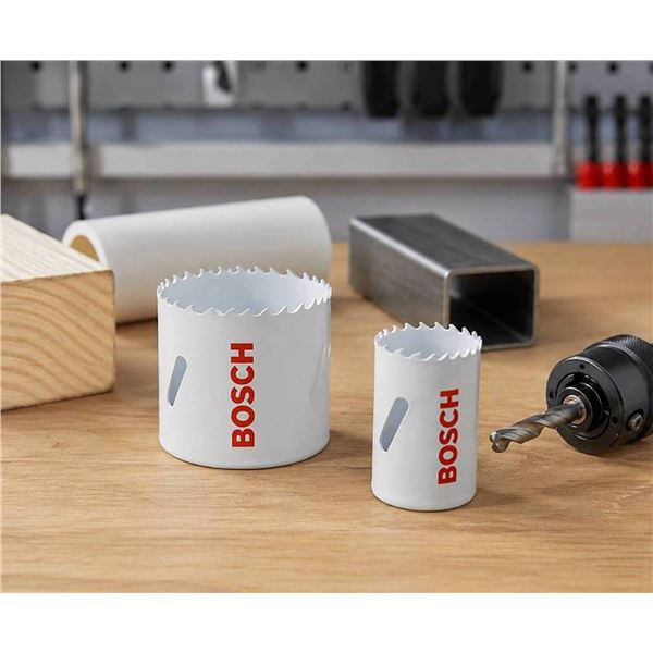 Bosch Bi-metal Hole Saw Set, 1 1/8" and 3 7/8