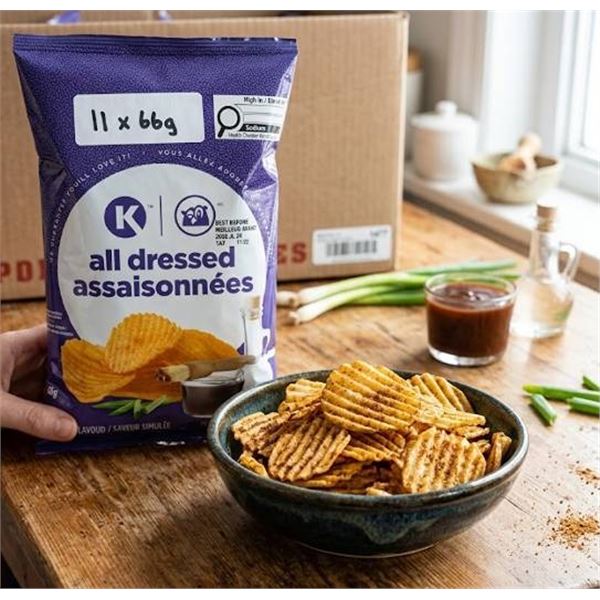 K All Dressed AssaisonnÃ©es Chips 66g