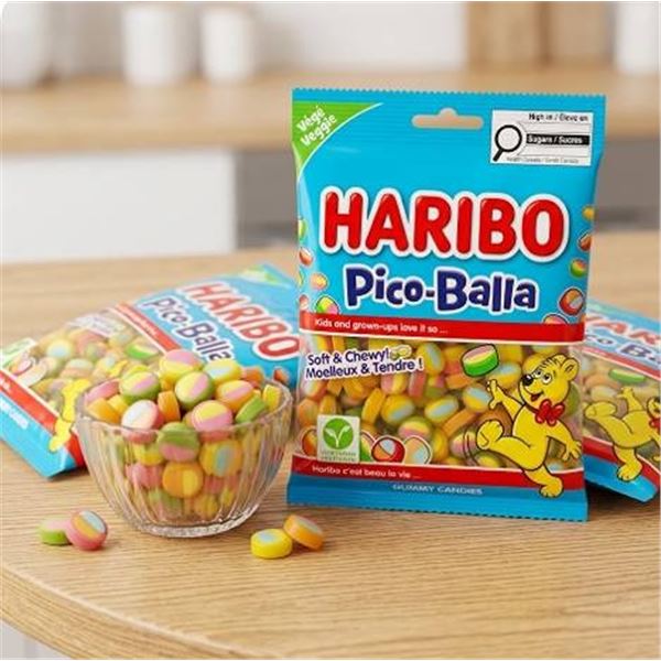 Haribo Pico-Balla Gummy Candy 12x175g Bag