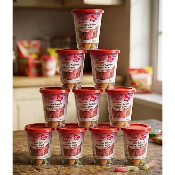 Koala Kup Jumbo Sour Suckers 12 x 140g