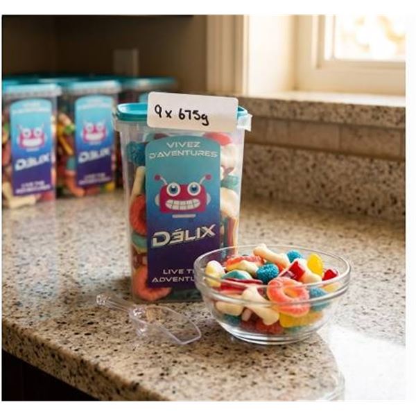 Delix Candy Assortment 9 x 675g Tubs
