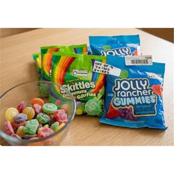 Skittles and Jolly Rancher Gummies Lot