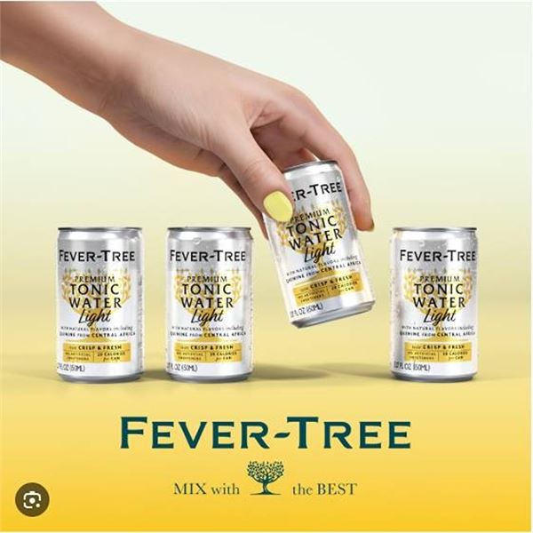 Fever-Tree Light Tonic Water 3 x ( 8 x 180ml )