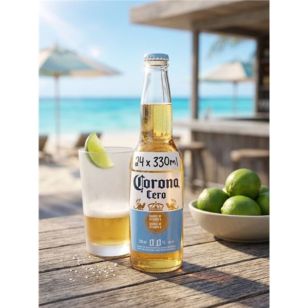 Corona Cero Non-Alcoholic Beer 24 x 330ml