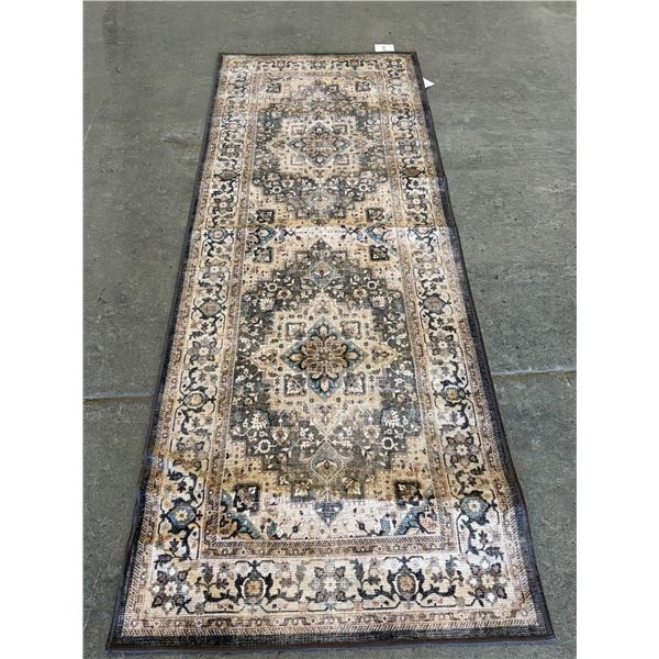 Patterned Area Rug, 30" x 87"