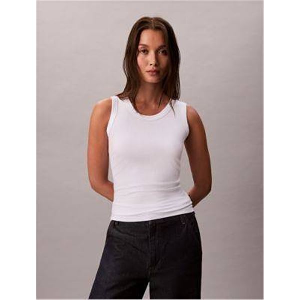 Tahari Ribbed Cotton Tank Top 3-Pack XL