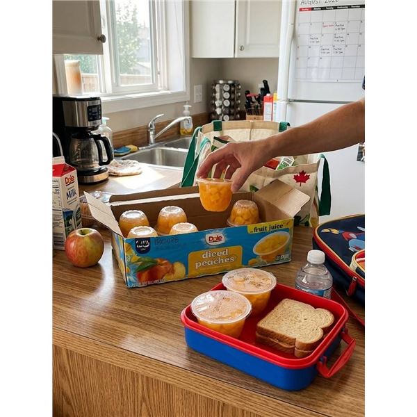Dole Diced Peaches in Fruit Juice, 18 Cups