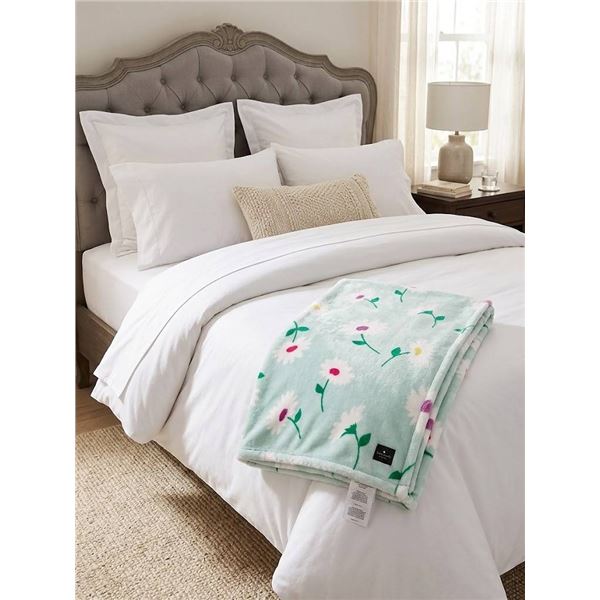 Kate Spade New York Fleece Throw Blanket