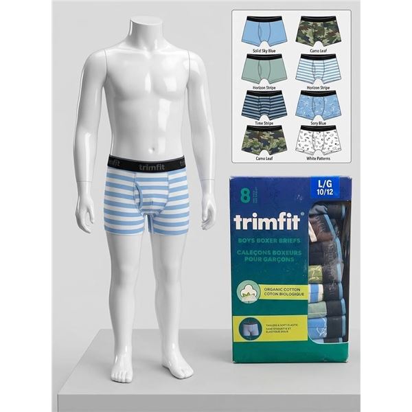 Trimfit Boys' Organic Cotton Boxer Briefs