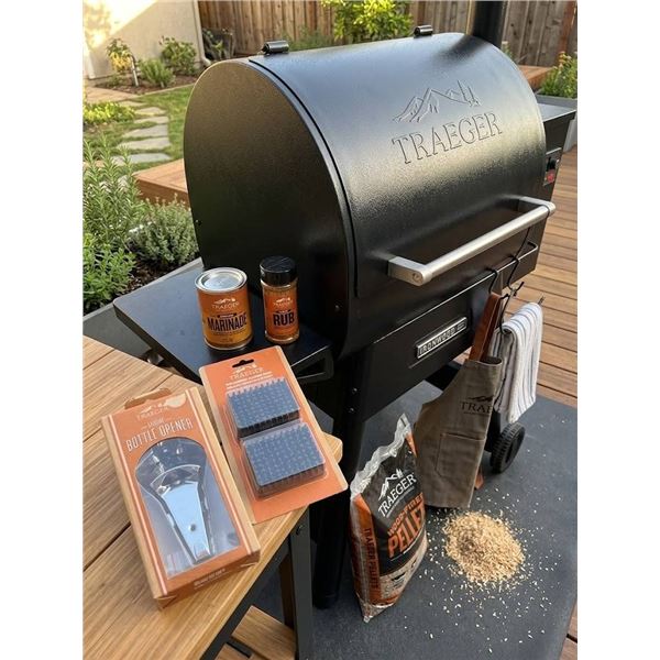Traeger Chrome Bottle Opener and Brush Set