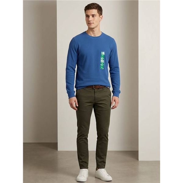 United Colors of Benetton Blue Crew Neck Top