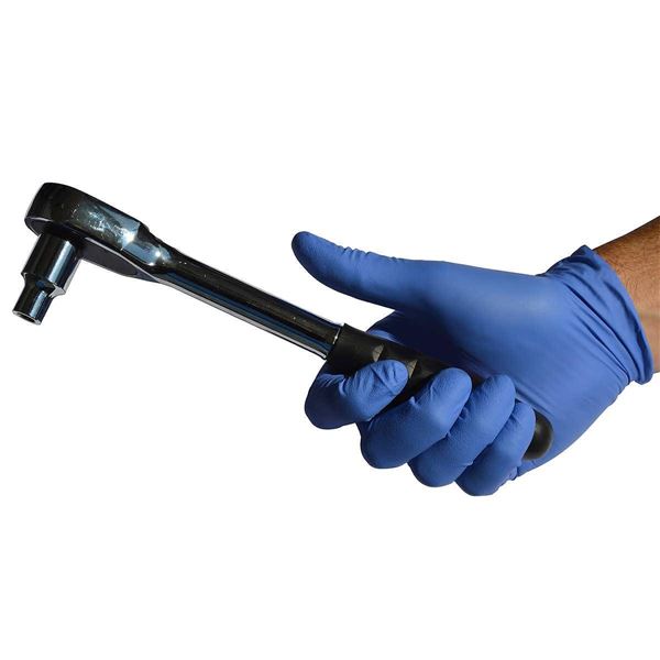 Medicom Vulcan Nitrile Gloves LG Indigo 150ct