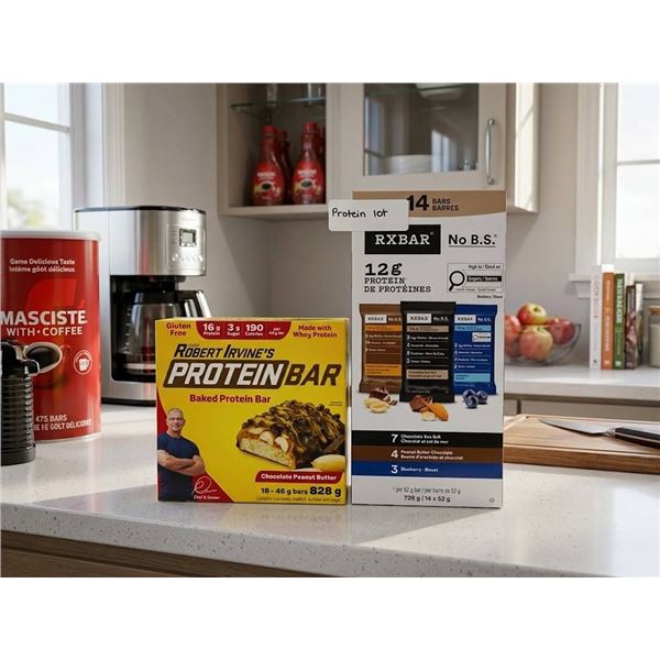Protein Bar Assortment, 2 Boxes