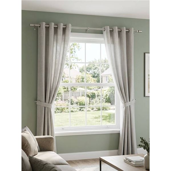 Umbra Nickel Curtain Rods 2-Pack