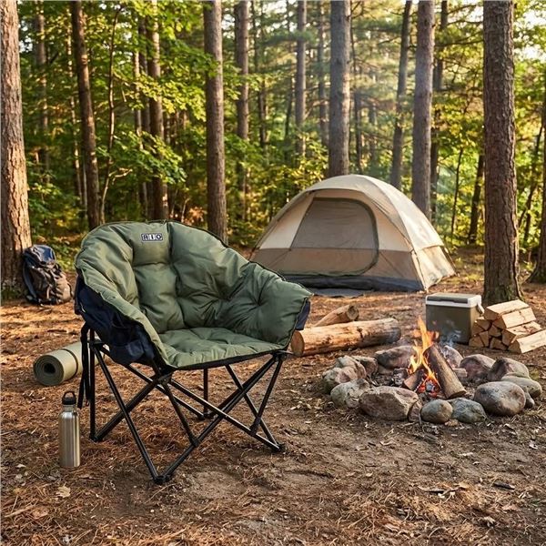 Jumbo Padded Club Chair with Carry Bag