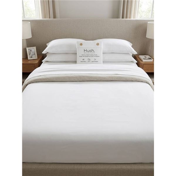 Hush King Bamboo Cotton Cooling Sheets