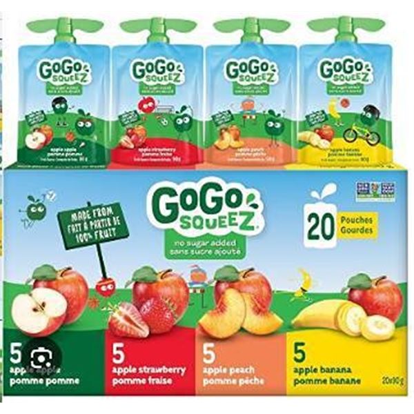 GoGo Squeez Organic Fruit Sauce 28 Pack
