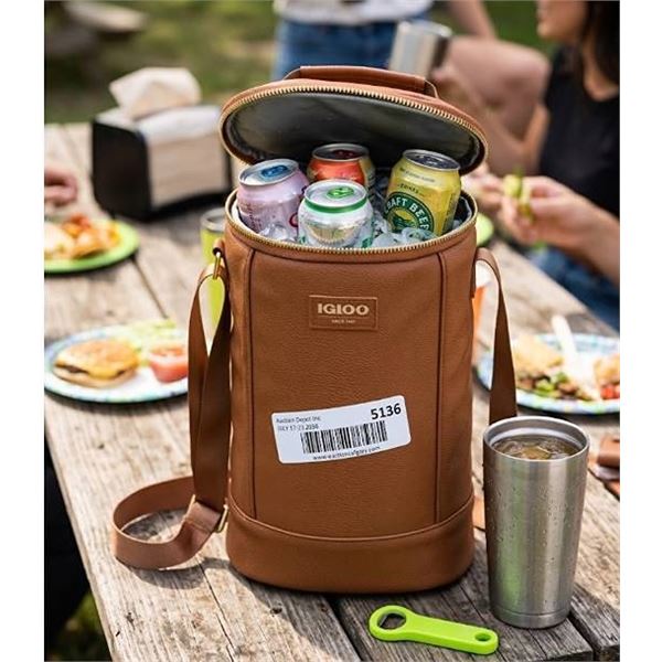 Igloo Brown Insulated Cooler Bag
