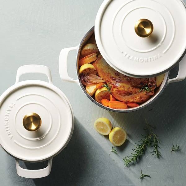 Tramontina White Enameled Cast Iron Dutch Ovn