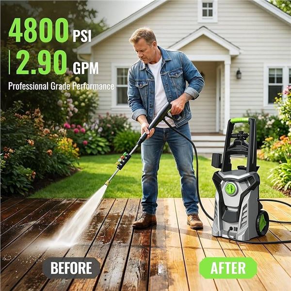 Professional 2200W Electric Pressure Washer