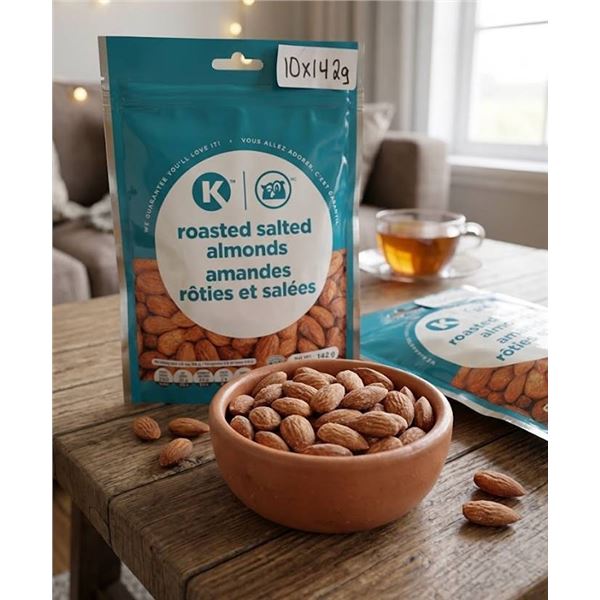 Roasted Salted Almonds 142g Bag