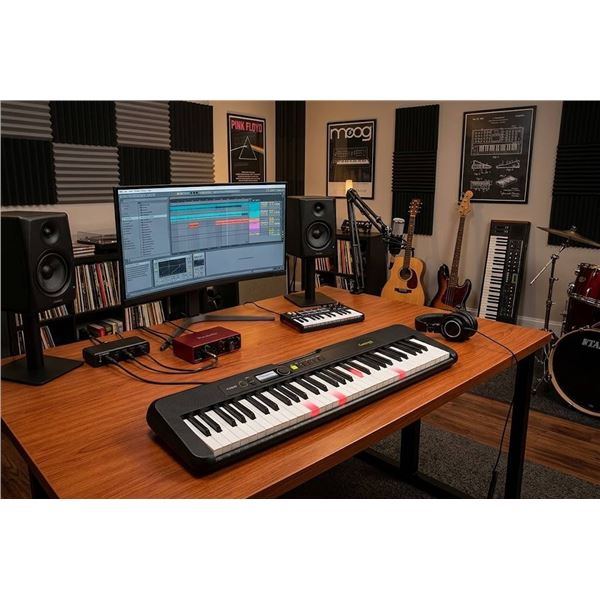 Casio Casiotone LK-S245CA Keyboard Set