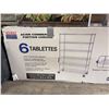 Image 2 : Seville Classics Chrome 6-Shelf Rack