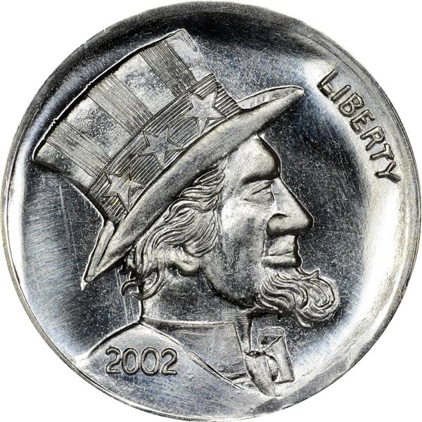 Silver Uncle Sam  Artist: Ron Landis at Gallery Mint